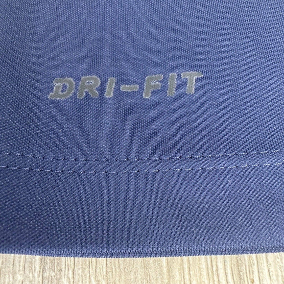 Nike Golf Polo Mens Sz XXL Dri Fit NYS Navy Performance Wear Short Sleeve Shirt - Picture 10 of 12